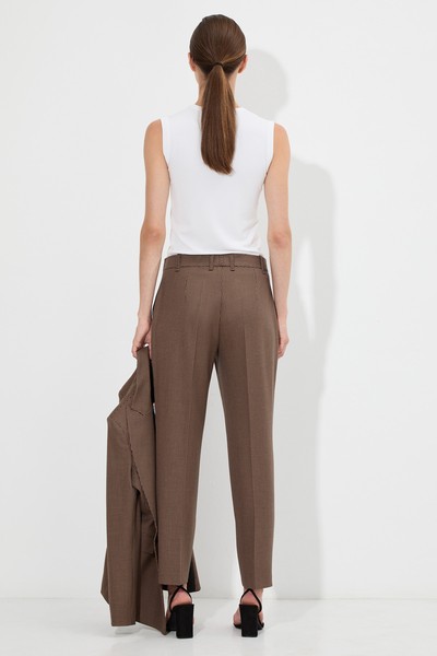 Топ в белом цвете VASSA&Co, пол женский, цвет белый, фото №4