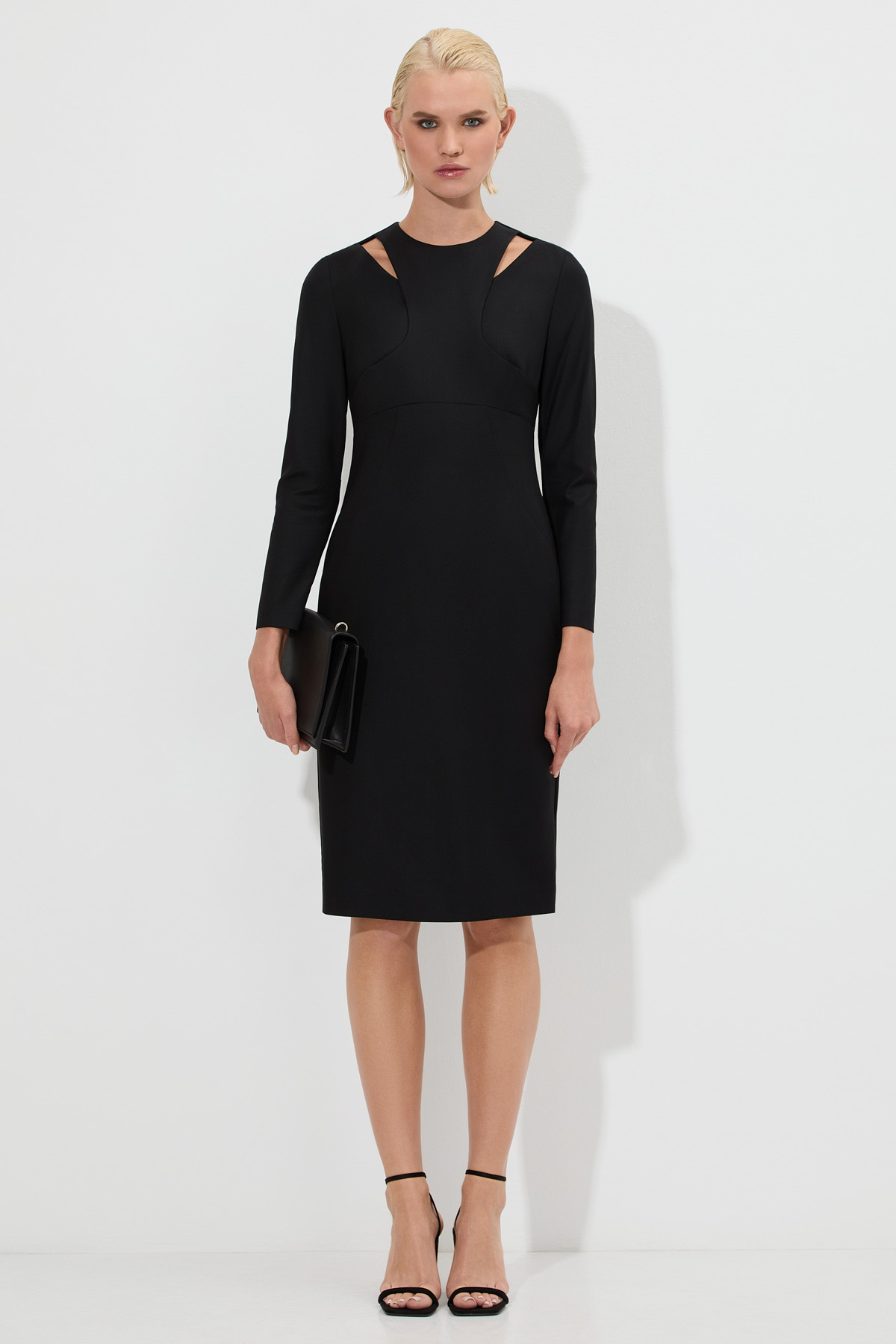Dress VASSA&Co, пол female, цвет black