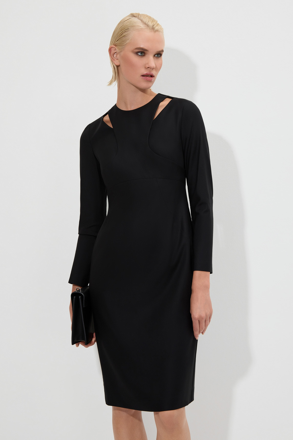 Dress VASSA&Co, пол female, цвет black