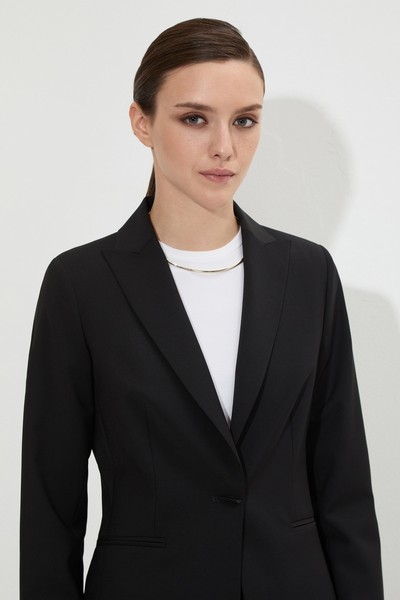 Жакет VASSA&Co, пол женский, цвет черный, фото №3