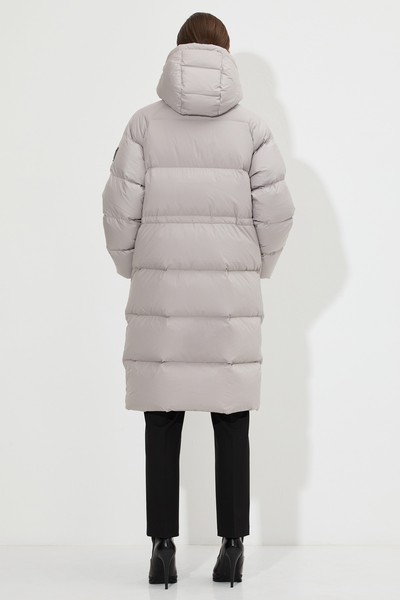 Пуховик в бежевом оттенке VASSA&Co, пол женский, цвет коричневый, фото №5