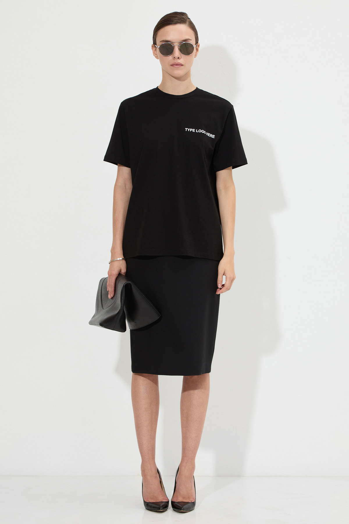 Юбка VASSA&Co, пол женский, цвет черный