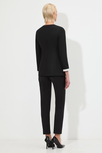 Приталенный жакет VASSA&Co, пол женский, цвет черный, фото №5