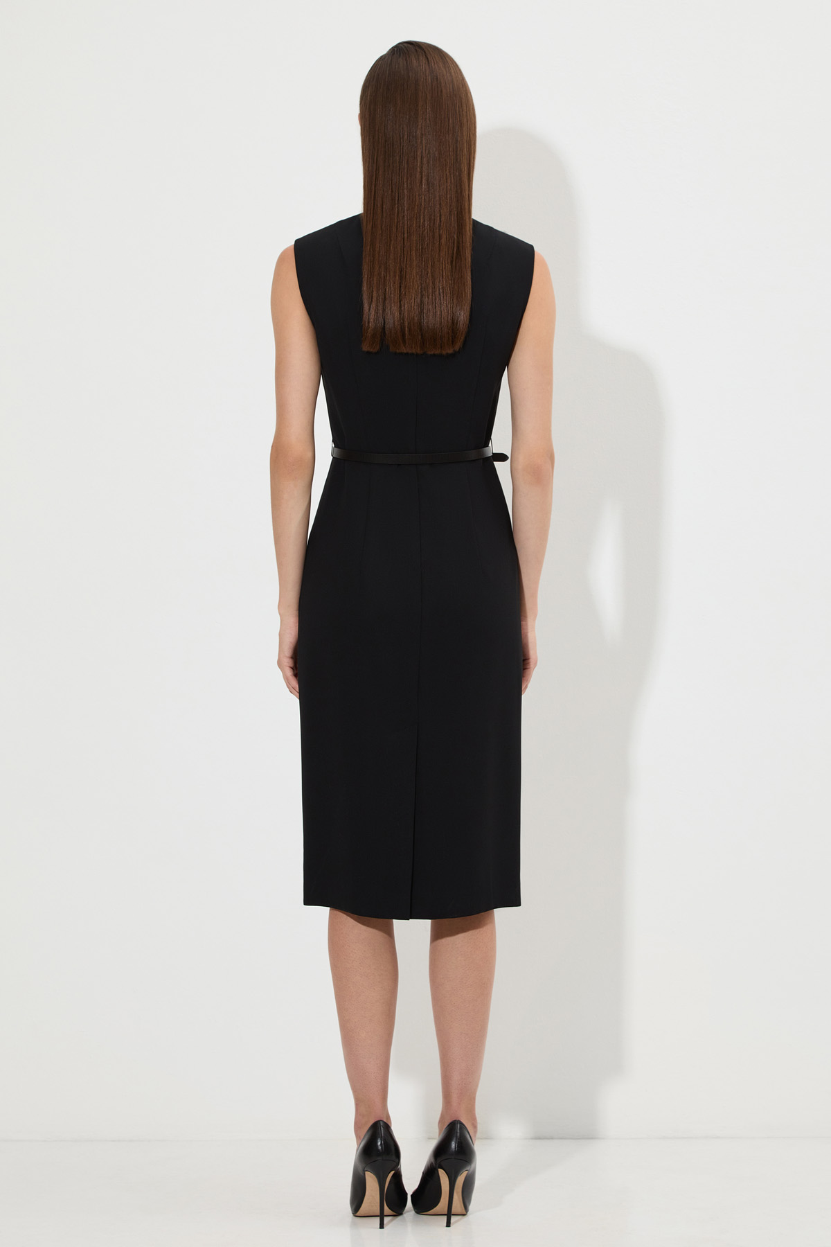 Коктейльное платье VASSA&Co, пол женский, цвет черный