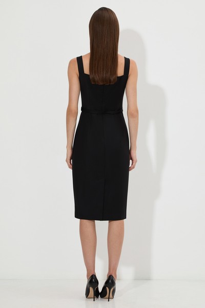 Платье-футляр VASSA&Co, пол женский, цвет черный, фото №5