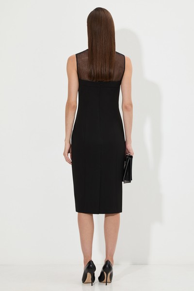 Платье со съемными деталями VASSA&Co, пол женский, цвет черный, фото №3