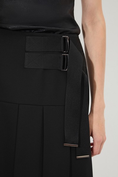 Юбка с запахом VASSA&Co, пол женский, цвет черный, фото №4