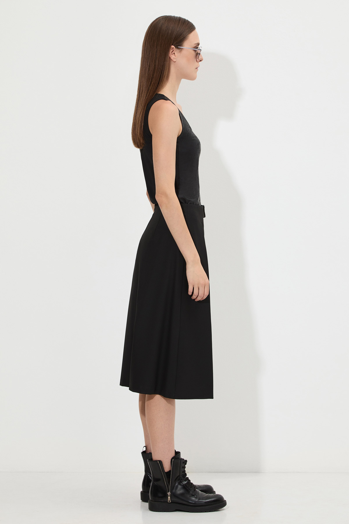 Skirt VASSA&Co, пол female, цвет Black