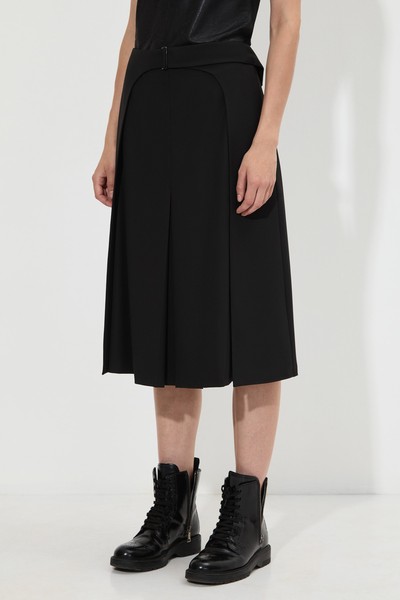 Юбка VASSA&Co, пол женский, цвет черный, фото №3