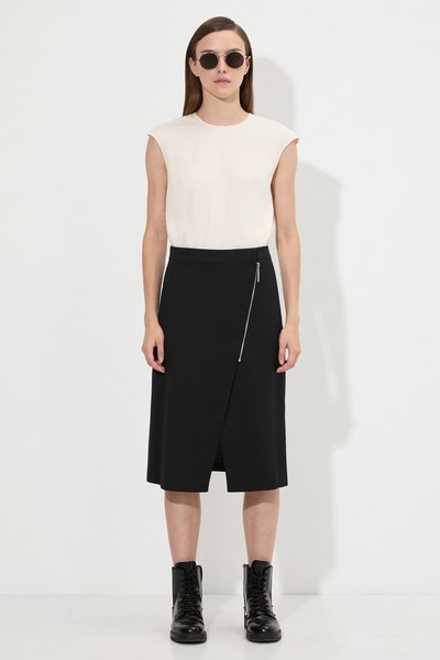 Юбка VASSA&Co, пол женский, цвет черный, фото №2