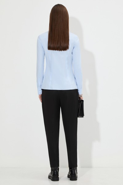 Брюки со съемной деталью VASSA&Co, пол женский, цвет черный, фото №5