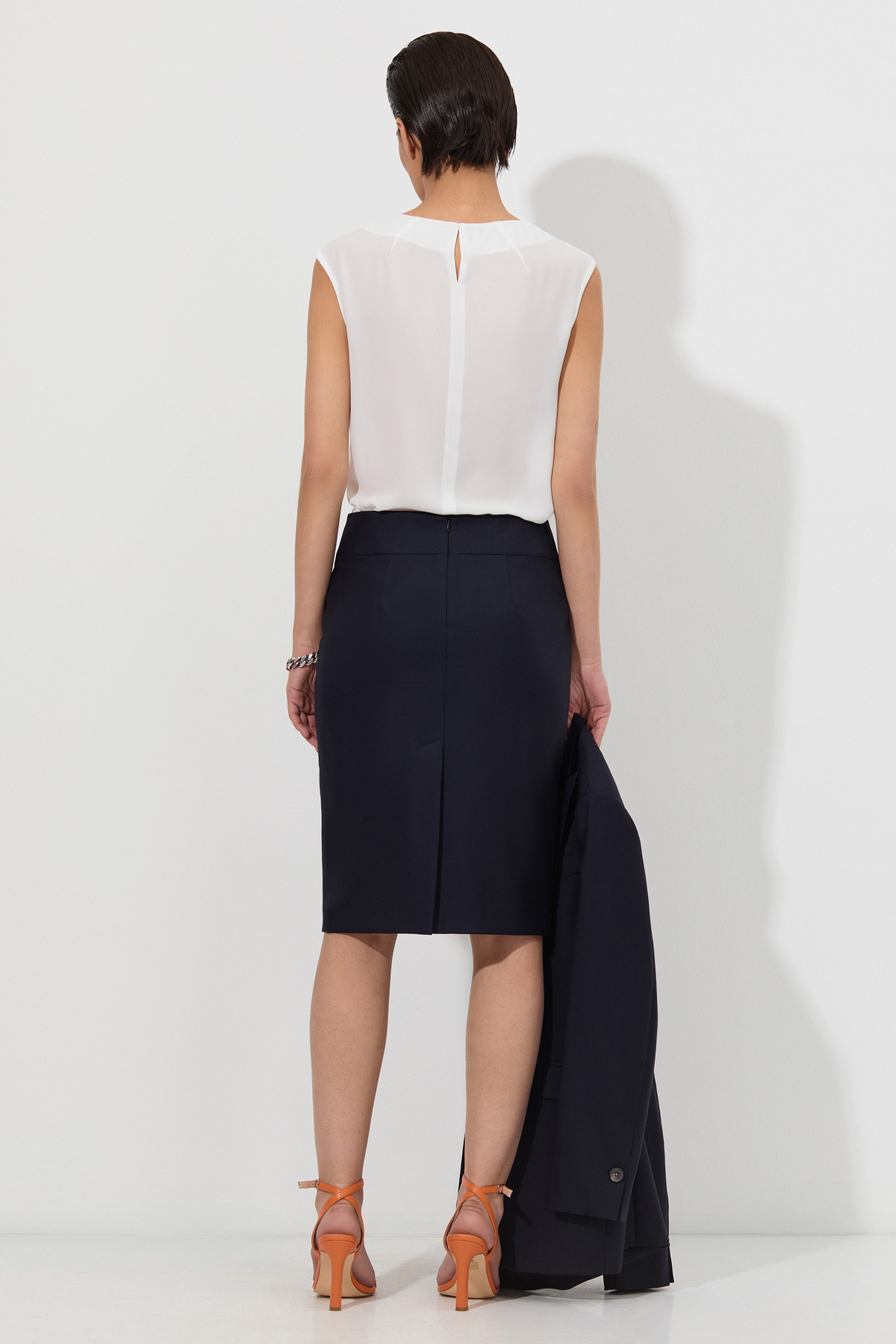 Юбка VASSA&Co, пол женский, цвет черный