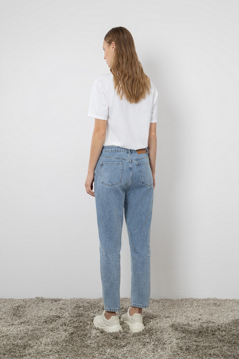 Pants VASSA CODE, пол female, цвет голубой, фото №5