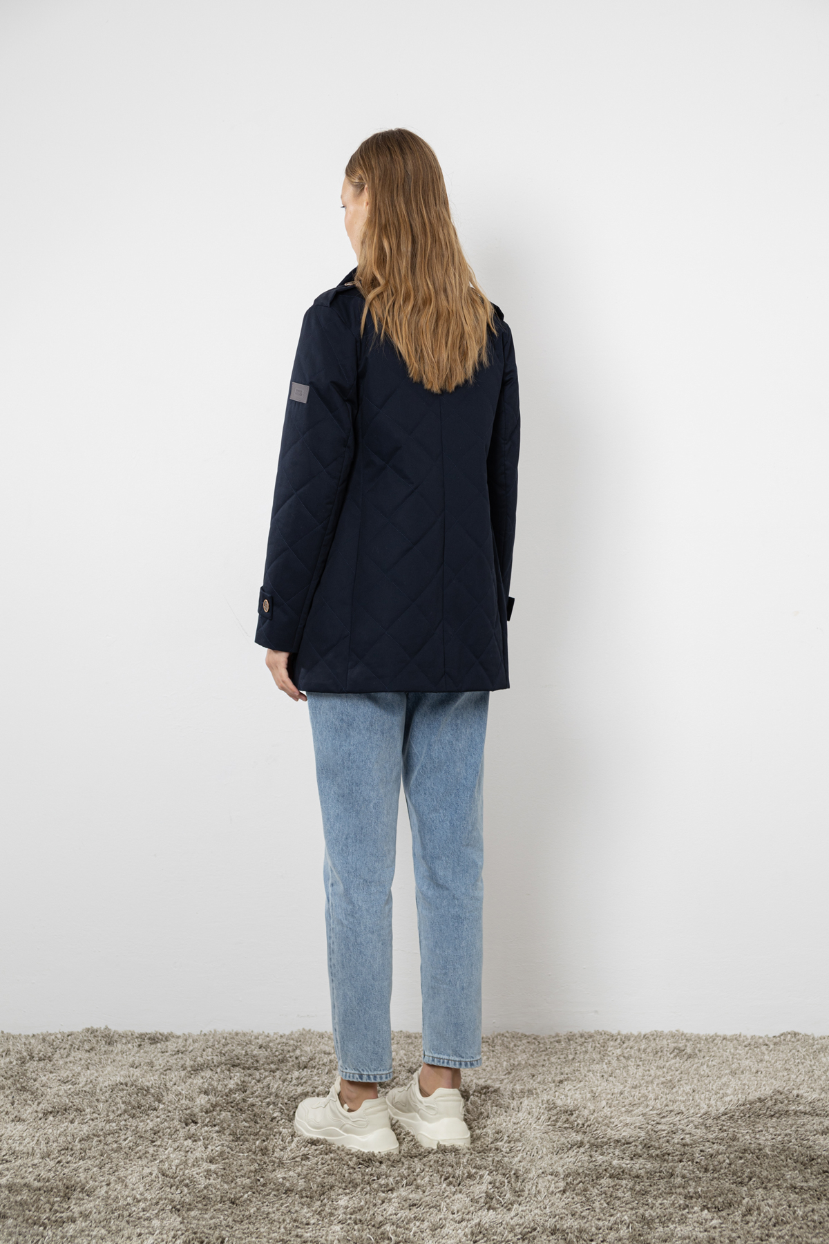 Coat , пол female, цвет синий