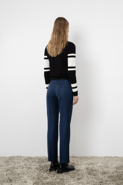 Брюки женские VASSA CODE, пол женский, цвет синий, фото №5