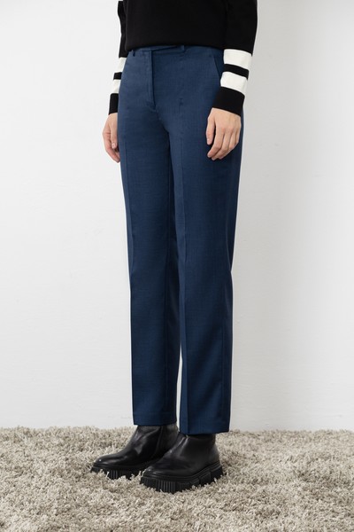 Брюки женские VASSA CODE, пол женский, цвет синий, фото №3