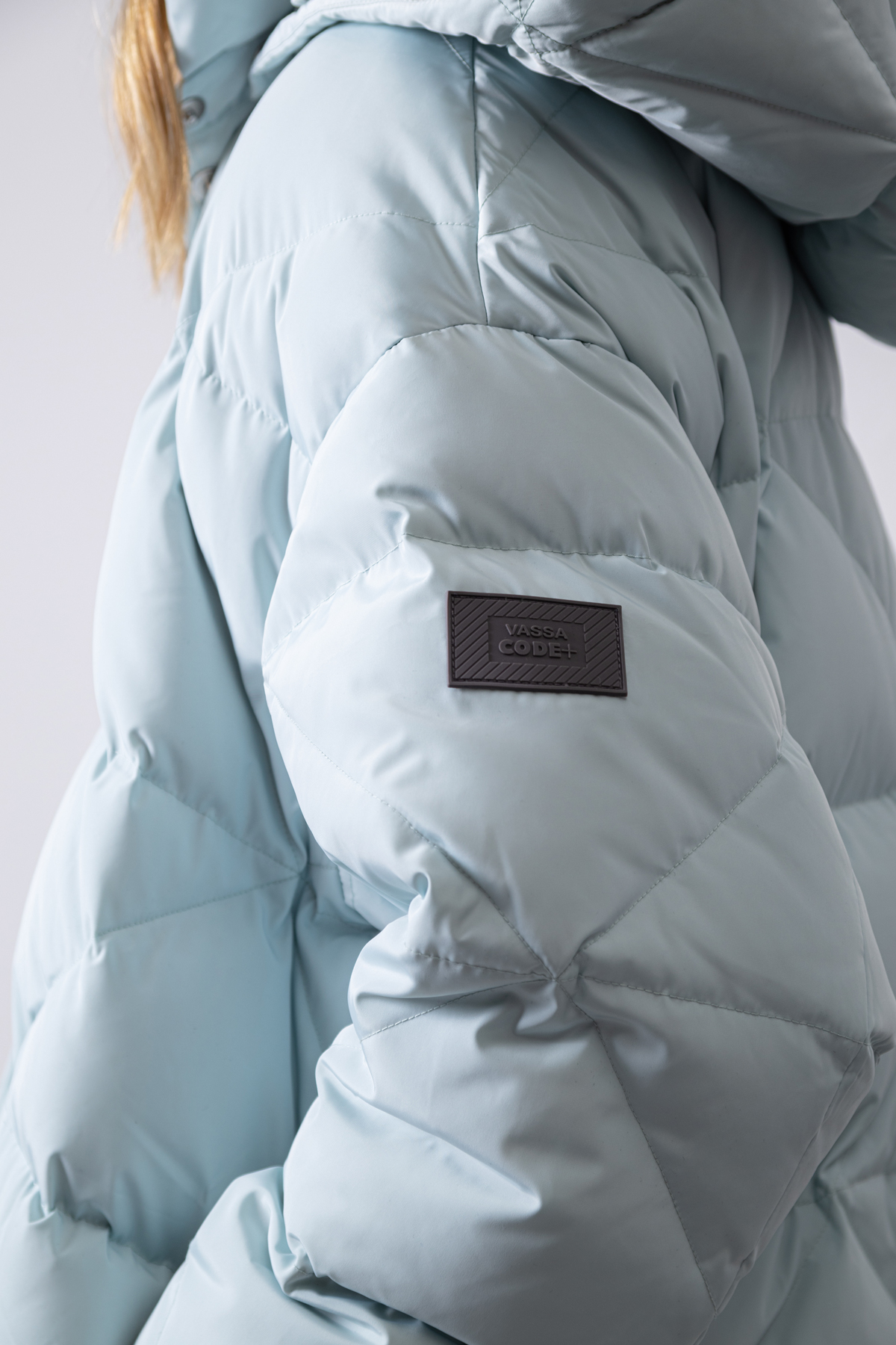 Coat VASSA CODE, пол female, цвет голубой