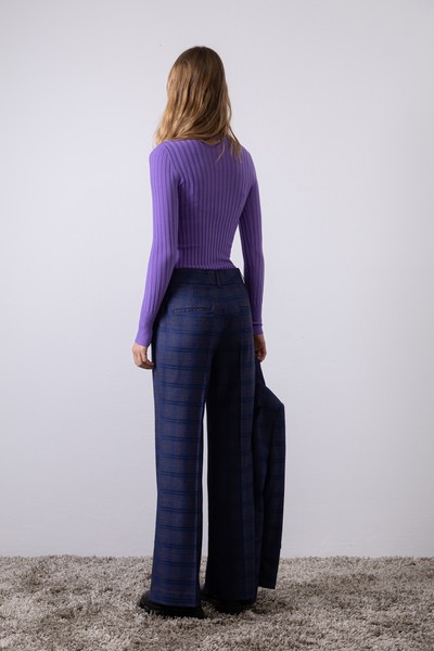 Брюки женские VASSA CODE, пол женский, цвет синий, фото №4