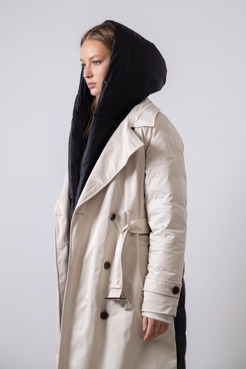 Coat VASSA CODE, пол female, цвет бежевый, фото №6