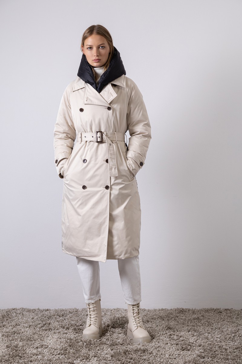 Coat VASSA CODE, пол female, цвет бежевый, фото №5