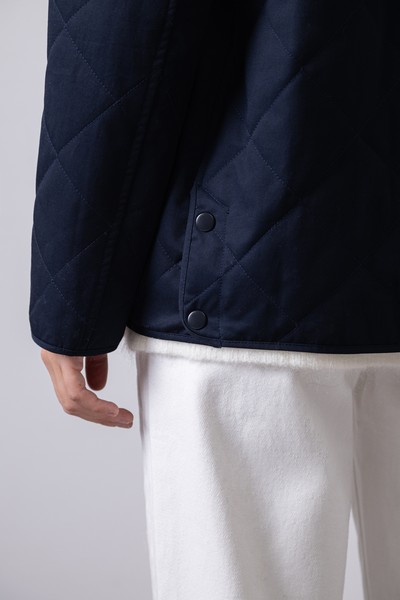 Стеганая куртка VASSA CODE, пол женский, цвет синий, фото №4