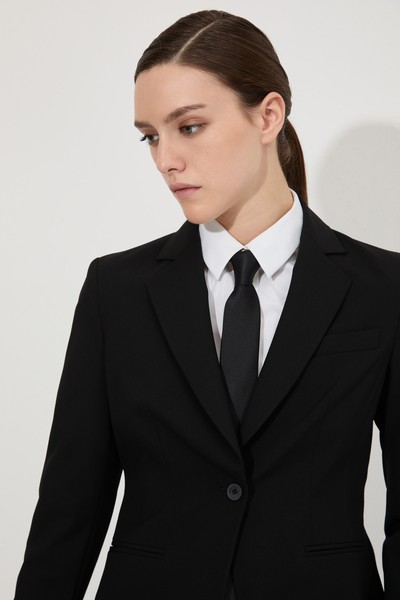 Жакет VASSA&Co, пол женский, цвет черный, фото №2