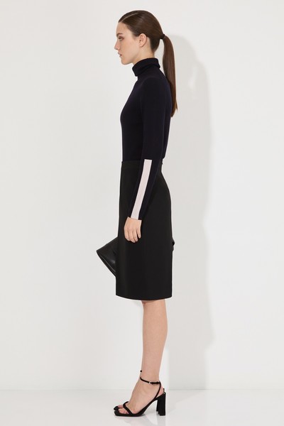 Юбка VASSA&Co, пол женский, цвет черный, фото №3