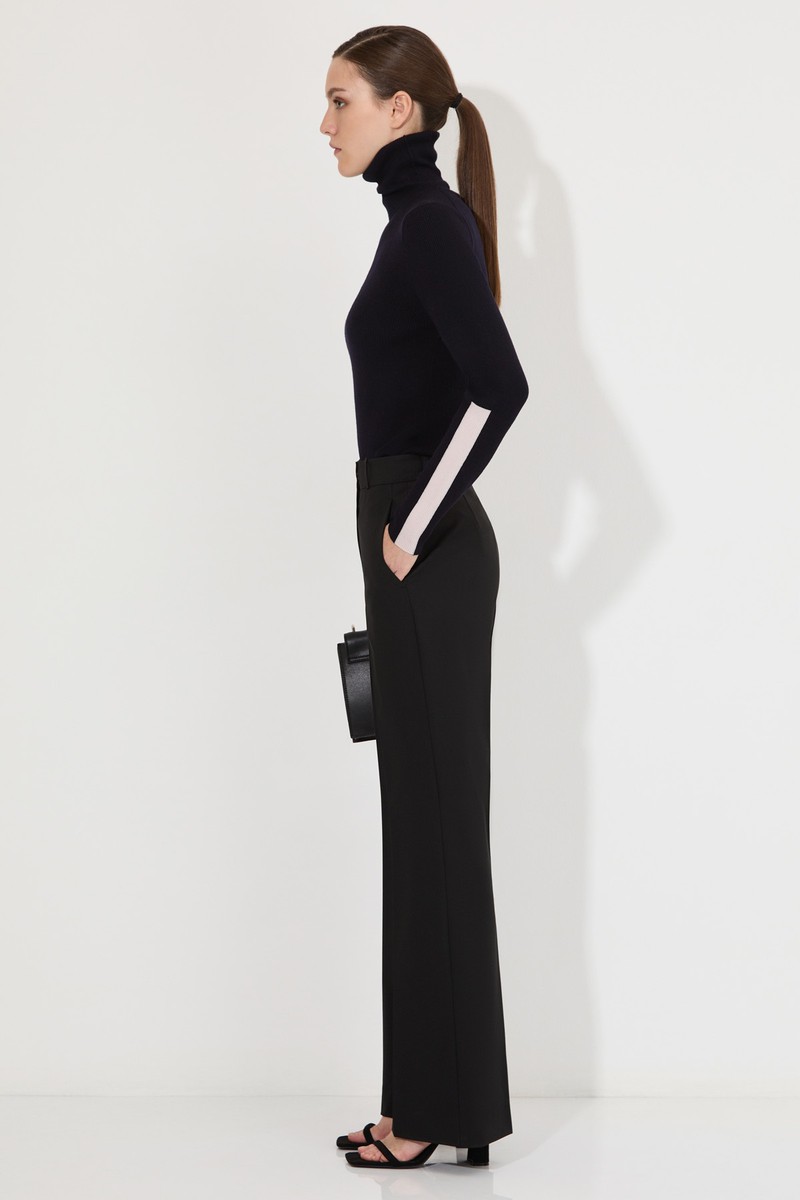 Trousers VASSA&Co, пол female, цвет black, фото №3