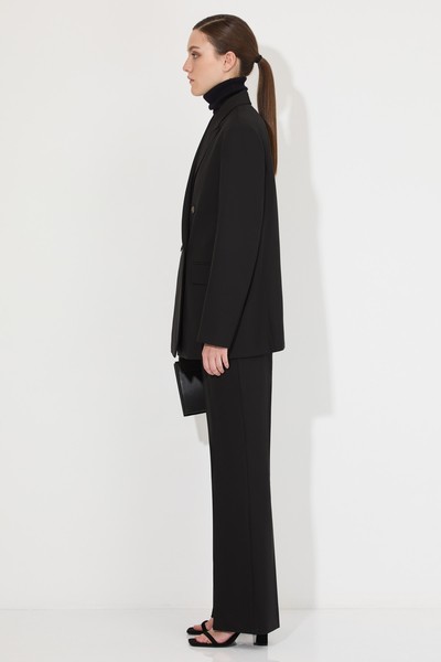 Брюки VASSA&Co, пол женский, цвет черный, фото №3