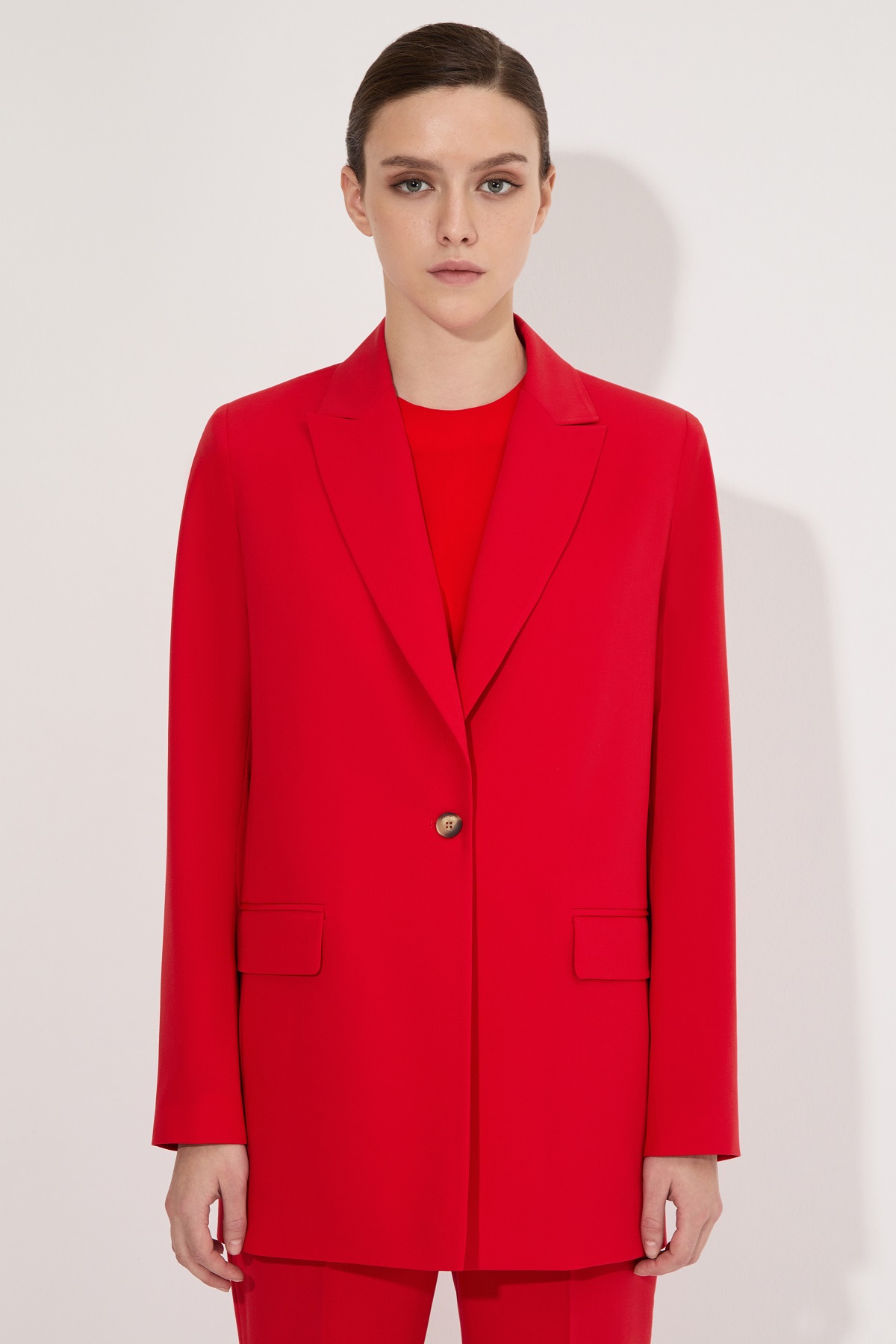 Жакет VASSA&Co, пол женский, цвет красный