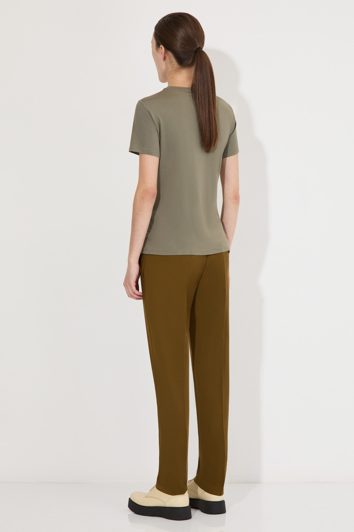 Футболка VASSA&Co, пол женский, цвет коричневый