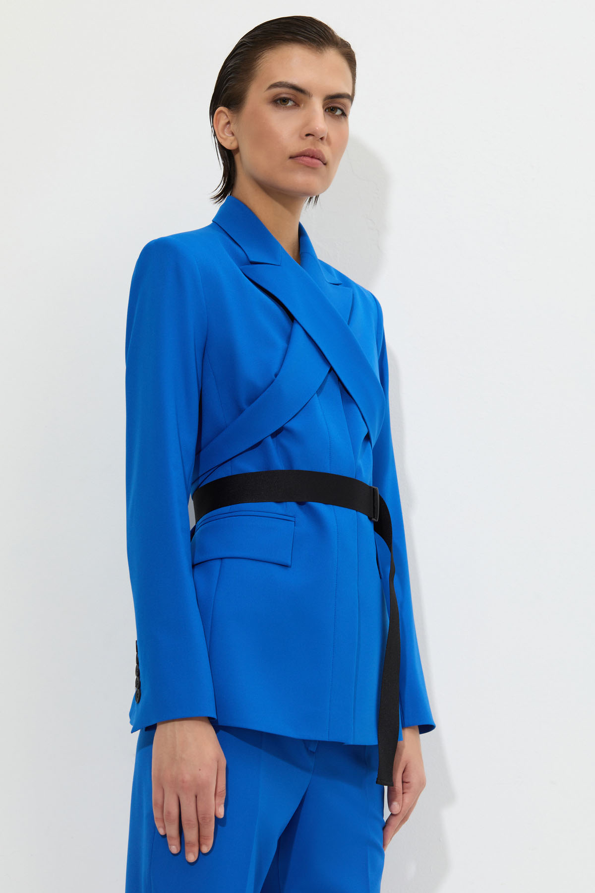 Жакет-трансформер VASSA&Co, пол женский, цвет синий