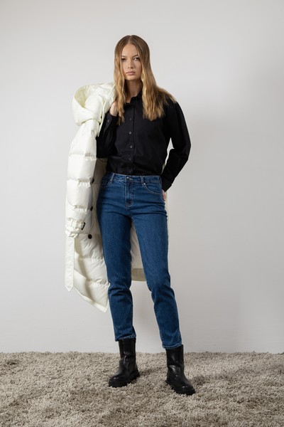 Джинсы Luxembourg Mid Rise VASSA CODE, пол женский, цвет синий, фото №2