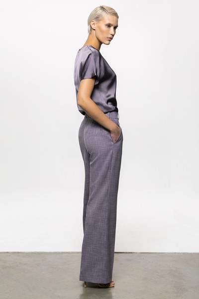 Blouse VASSA&Co, пол female, цвет violet, фото №3