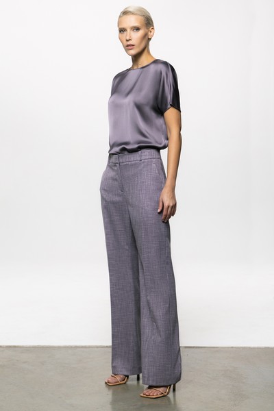 Blouse VASSA&Co, пол female, цвет violet, фото №4