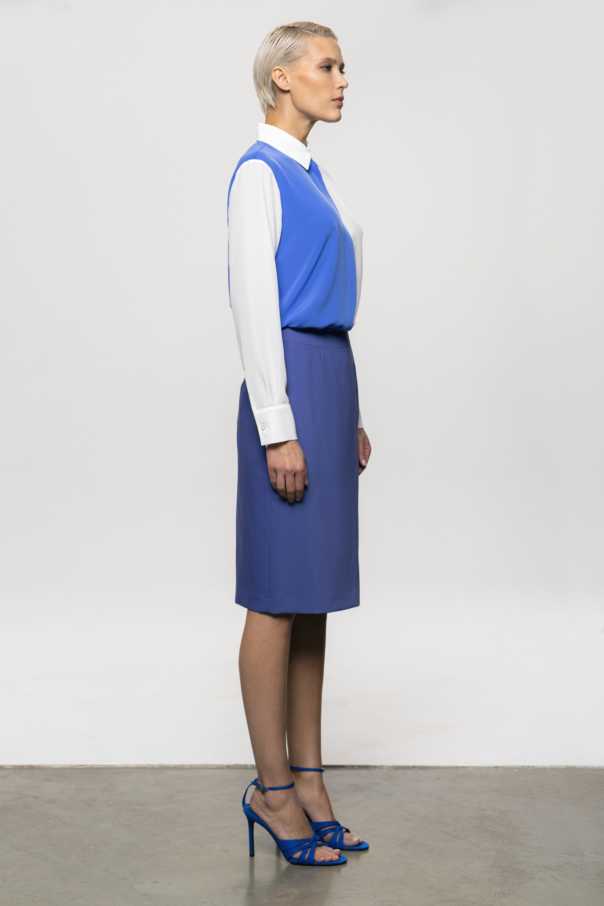 Юбка VASSA&Co, пол женский, цвет фиолетовый, фото №2