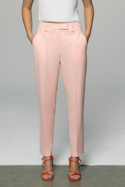 Зауженные брюки длиной 7/8 VASSA&Co, пол женский, цвет розовый, фото №2