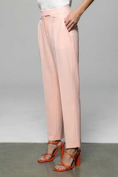 Зауженные брюки длиной 7/8 VASSA&Co, пол женский, цвет розовый, фото №6