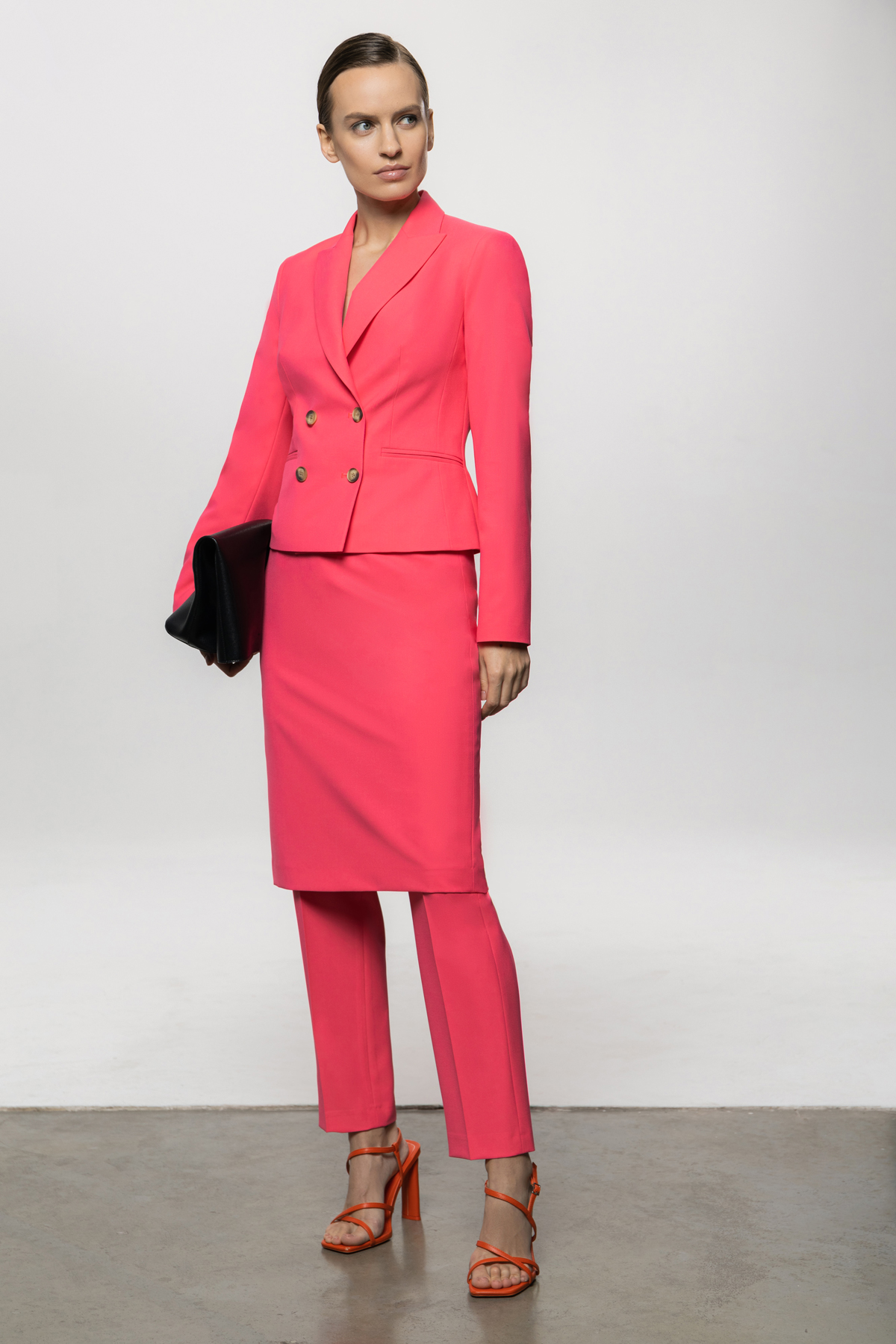 Брюки VASSA&Co, пол женский, цвет розовый, фото №3