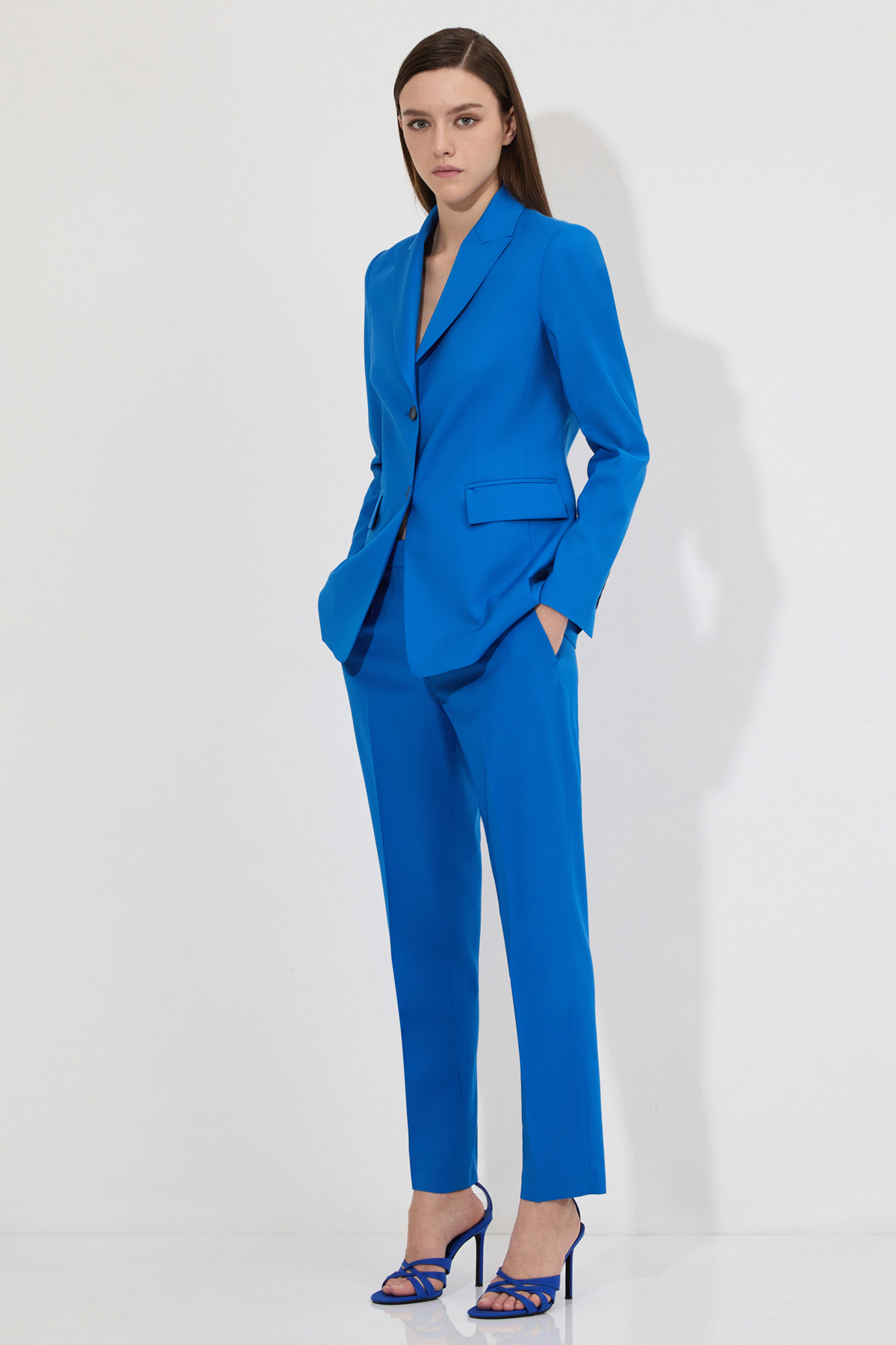 Жакет VASSA&Co, пол female, цвет Синий