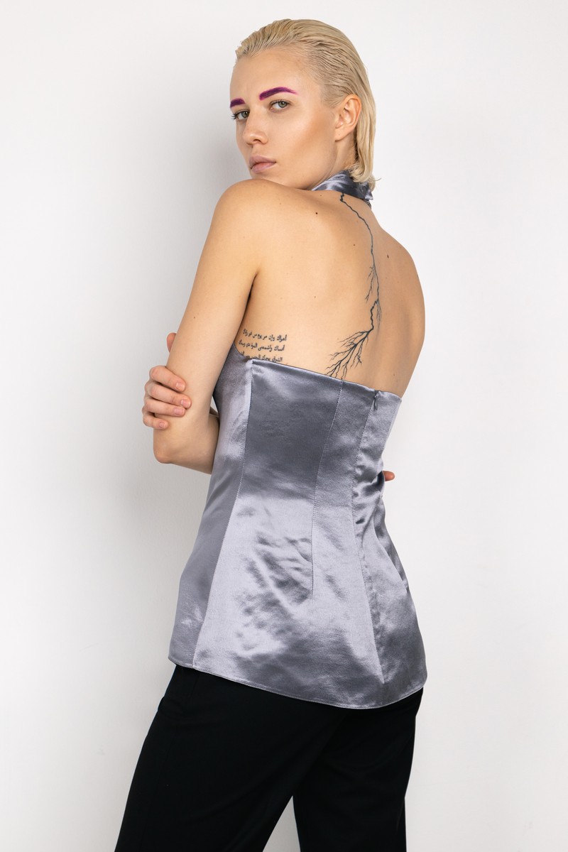 Топ Женский БЛУЗКА VASSA&Co Фиолетовый 2