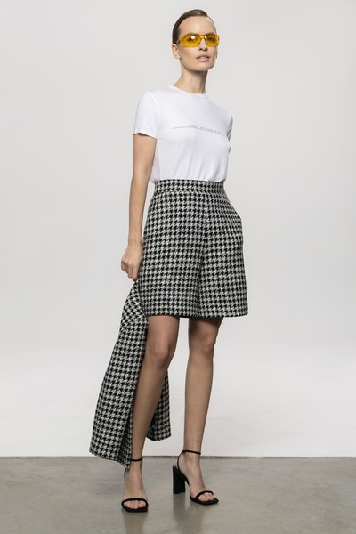 Шорты с высокой посадкой VASSA&Co, пол женский, цвет черный, фото №2