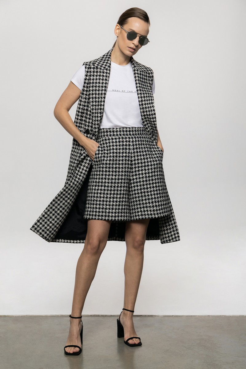 Удлиненный жилет VASSA&Co, пол female, цвет black, фото №4