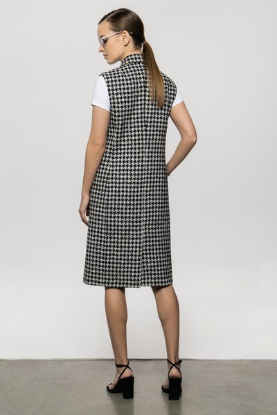 Удлиненный жилет VASSA&Co, пол female, цвет black, фото №3