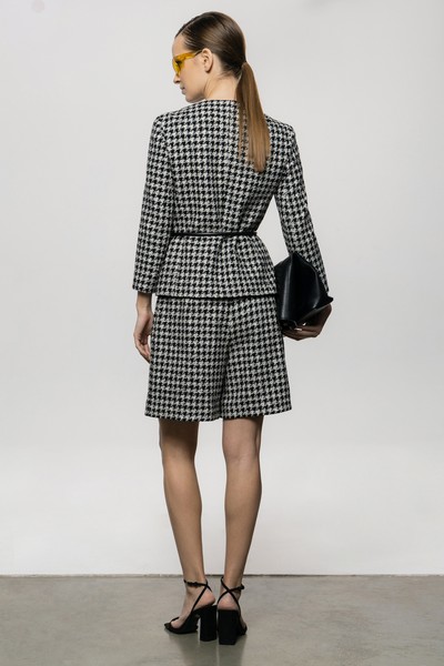 Шорты с высокой посадкой VASSA&Co, пол женский, цвет черный, фото №4