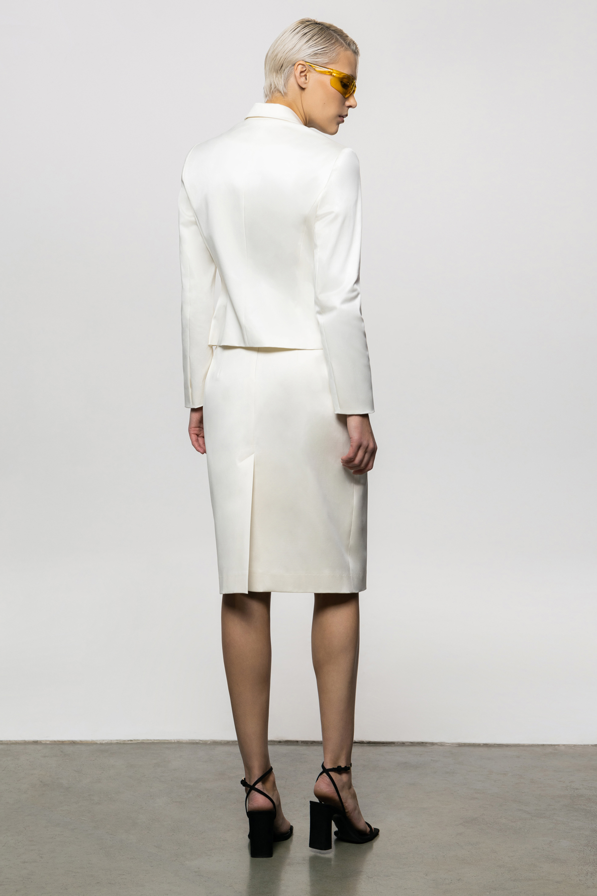 Юбка в молочном цвете VASSA&Co, пол female, цвет white