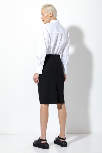 Юбка VASSA&Co, пол женский, цвет черный, фото №3