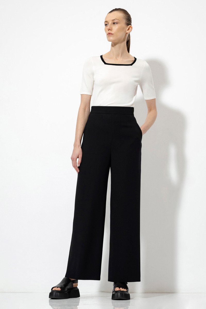 Джемпер с квадратным вырезом VASSA&Co, пол женский, цвет белый, фото №3