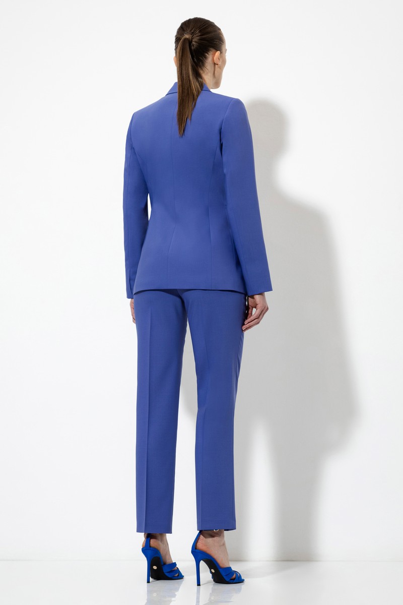 Приталенный жакет VASSA&Co, пол female, цвет violet, фото №4