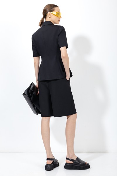 Жакет с коротким рукавом VASSA&Co, пол женский, цвет черный, фото №9